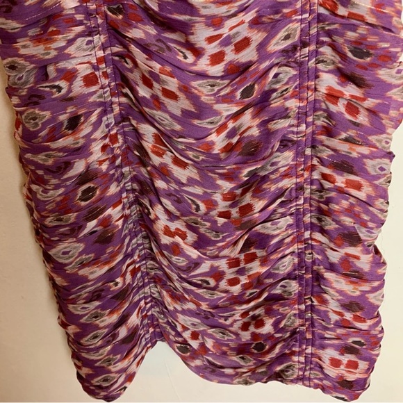 NWT Zara Blogger’s Favorite Printed Mini Dress with Draping - Picture 5 of 10